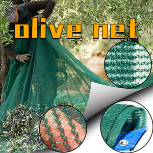 רשת זיתים לחקלאות 100% HDPE צבע ירוק רשת קציר