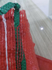 שקית רשת נטו רשת פלסטיק אדומה HDPE בתפוח אדמה