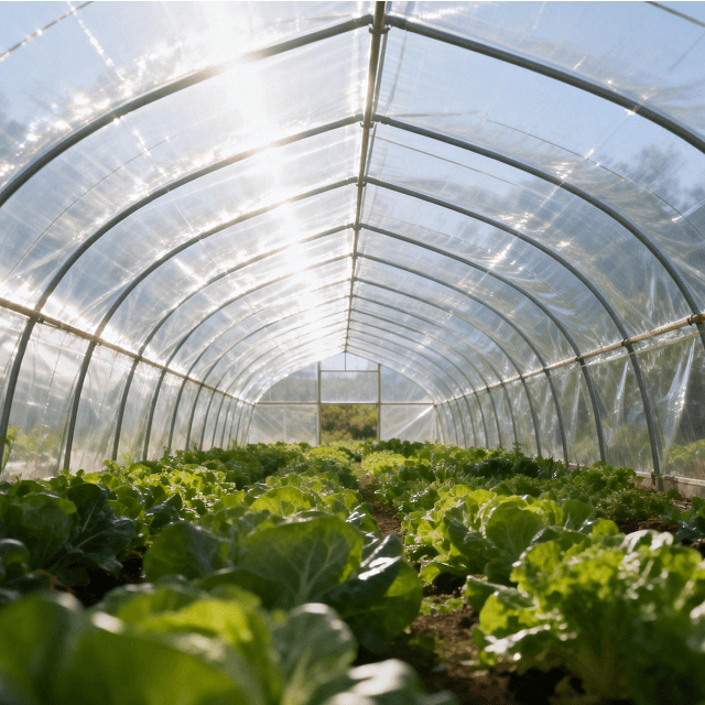 UV 190 מיקרון חממה סרטים פוליאתילן